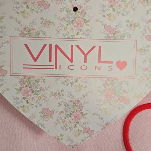 Peanuts Oversized Valentine Pink Sweatshirt XL New With Tags - Picture 4 of 6